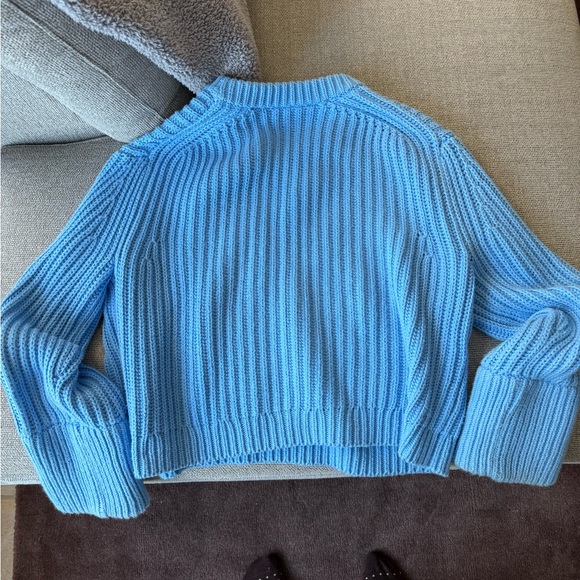 J. Crew Light Blue Ribbed Sweater - Picture 4 of 4